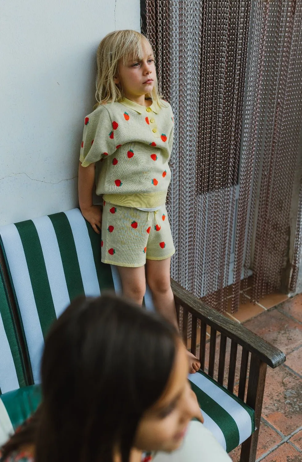 Andie Shorts in Strawberry Artwork by A Monday in Copenhagen